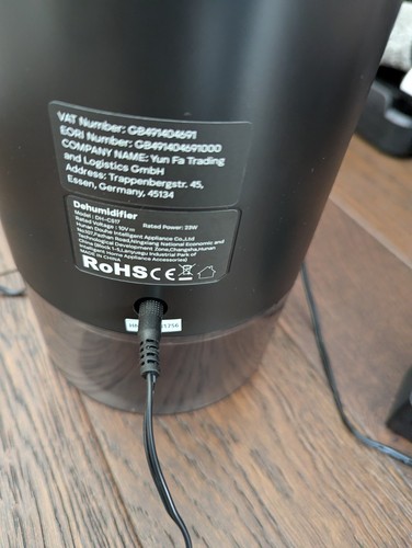 990ml compact dehumidifier - dehumidifier, for