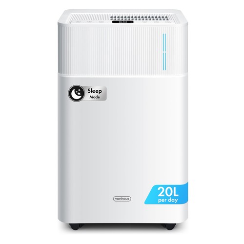Vonhaus dehumidifier 20l day - vonhaus,