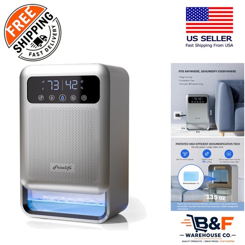 Portable 135oz dehumidifier - 135oz,