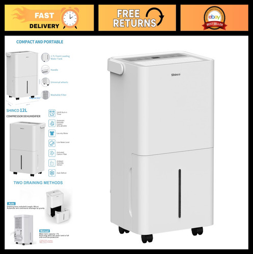 12l silent air - air, dehumidifier